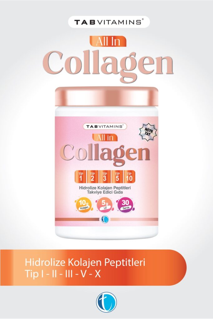 all in collagen 30 servis aromasiz hidrolize kolajen peptitleri tip 1 tip 2 tip 3 tip 5 tip 10 172
