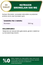 Bromelain 500 mg 60 Tablet - Görsel 3