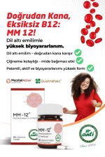 Mm-12® B12Vitamini ve Metil folat Çiğneme Tableti - Görsel 3