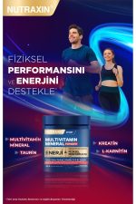 Multivitamin Mineral Powder 300 Gr Magnezyum, Taurin, Kreatin, L Carnitin, Ginseng, Co10, Energy - Görsel 2