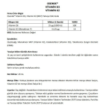 Osende D3K2 Damla Vitamin D3 ve Vitamin K2 (MK7) İçeren Takviye Edici Gıda - Görsel 3