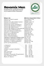 Revomix Men ( Erkeklere Özel Multivitamin Mineral Ve Aminoasit Takviyesi ) - Görsel 2