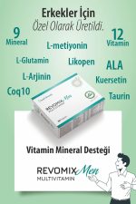 Revomix Men ( Erkeklere Özel Multivitamin Mineral Ve Aminoasit Takviyesi ) - Görsel 3