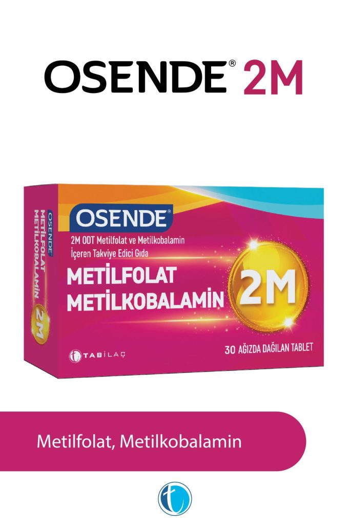 2m 30 dilalti tablet vitamin b12 metilkobalamin folik asit metilfolat 374