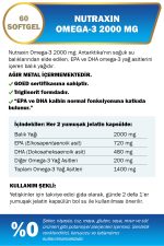 Omega 3 2000 Mg 60 Softjel - Balık Yağı, EPA 720, DHA 480 Mg - Görsel 2