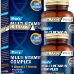 2 Adet Nutraxin Men's Multi Vitamin Ve Mineral Complex 60 Adet Tablet - (Erkeklere Özel Formül)