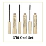 Loreal Telescopic Gold Uzun Görünüm Veren Siyah 3'lü Maskara Seti