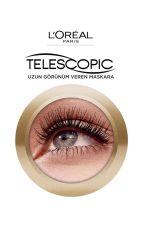 Loreal Telescopic Gold Uzun Görünüm Veren Siyah 3'lü Maskara Seti - Görsel 2