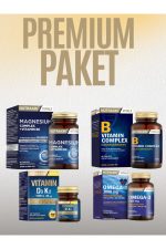Magnezyum + D3 K2 + Omega 2000 + B Complex 4’lü Premium Set