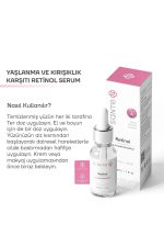 Yenileyici, Onarıcı Ve Derin Kırışıklıklar Için Retinol Serum 30 ml (%1 RETİNOL CERAMİDE SQUALENE) - Görsel 4