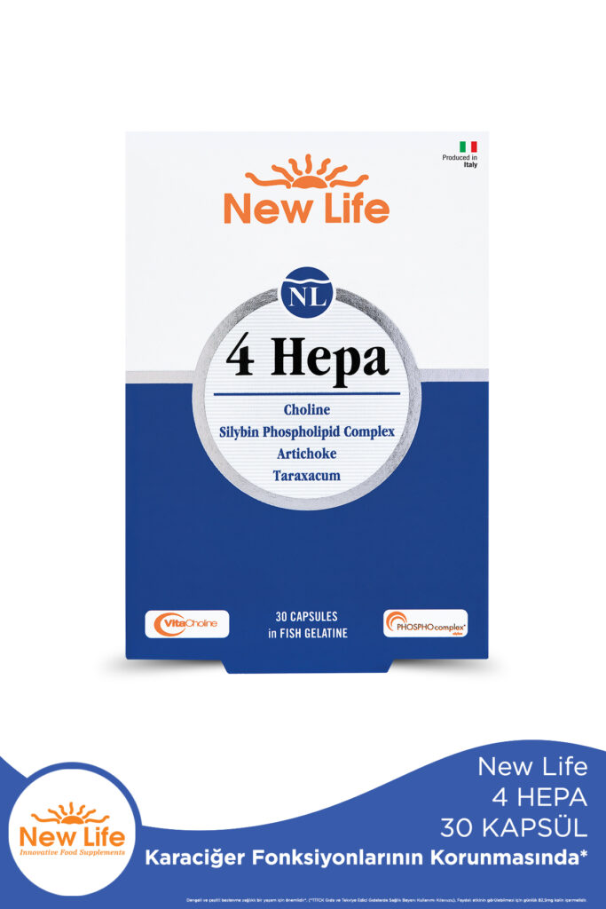 4 hepa 30 yumusak kapsul kolin silibin fosfolipid kompleksi enginar karahindiba 1038