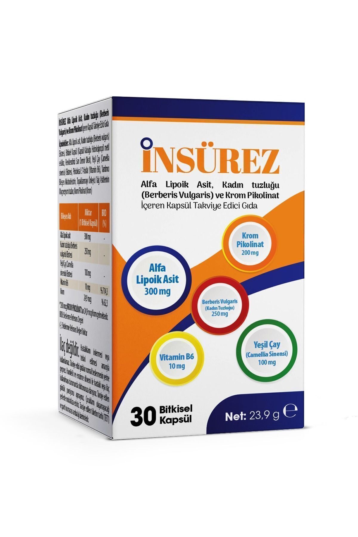 insurez-1080.jpg İNSÜREZ 30 KAPSÜL - Görsel 1