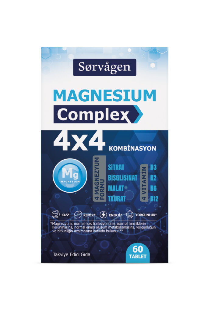 4x4 magnezyum complex 60 tablet 1359